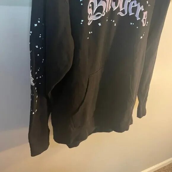 Phoebe Bridgers Dragon Pullover Hoodie Authentic 2XL Black Stars Moon Sweatshirt - Picture 10 of 13